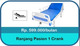 Sewa Ranjang Pasien 1 Crank