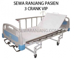 Sewa Ranjang Pasien 3 Crank