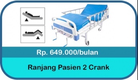 Sewa Ranjang Pasien 2 Crank