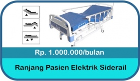 Sewa Ranjang Pasien Elektrik Siderail